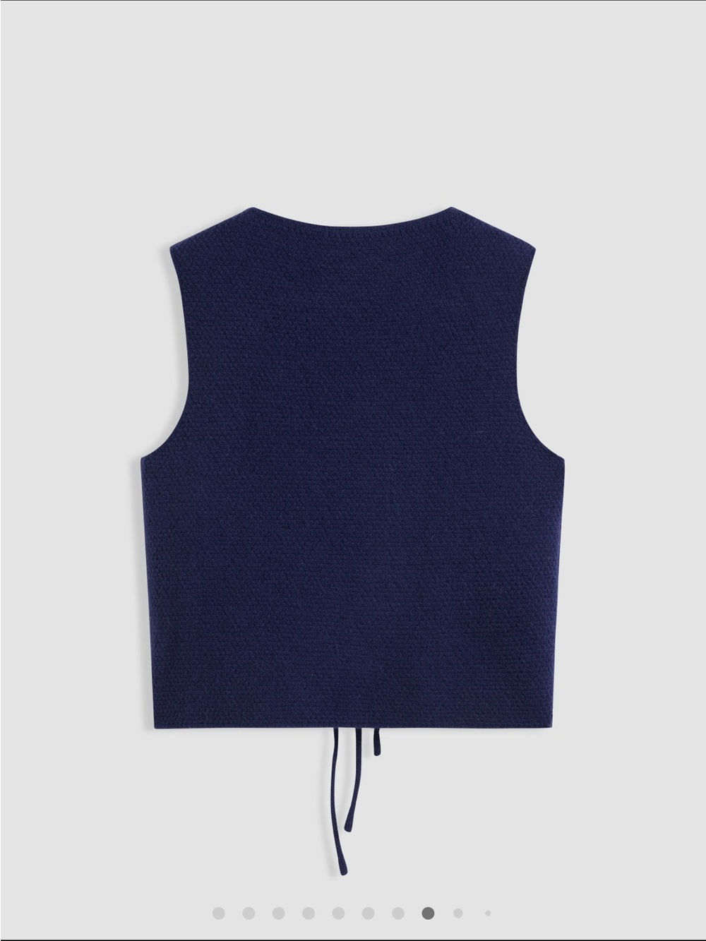 Cherry Embroidered Knit Vest - Picture 2 of 5
